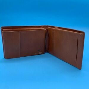 Vintage Prince Gardner Genuine Buffalo Calf Wallet Brown Registrar Bifold